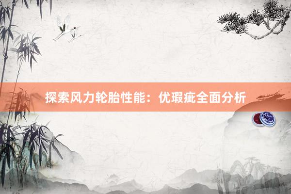探索风力轮胎性能：优瑕疵全面分析