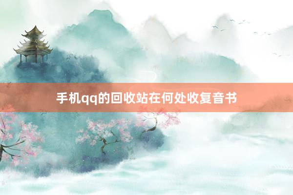 手机qq的回收站在何处收复音书